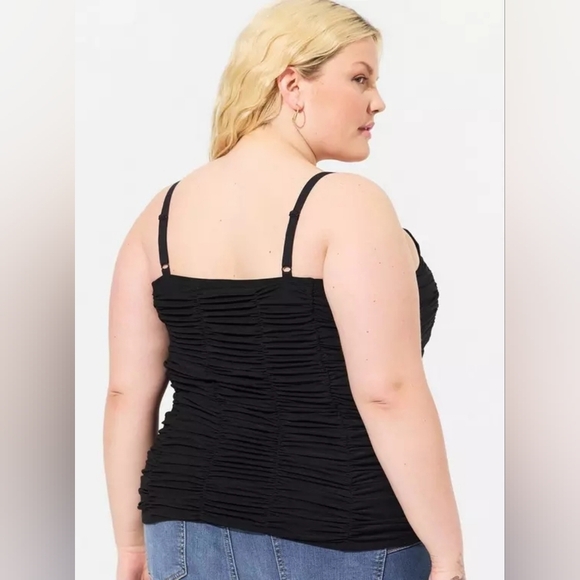 Torrid Stretch Mesh Cropped Shirred Cami 2x NWT - Picture 2 of 10